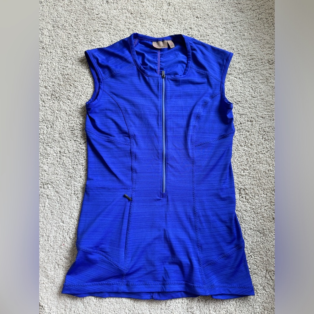Atheleta Zip Tee with pocket size XS